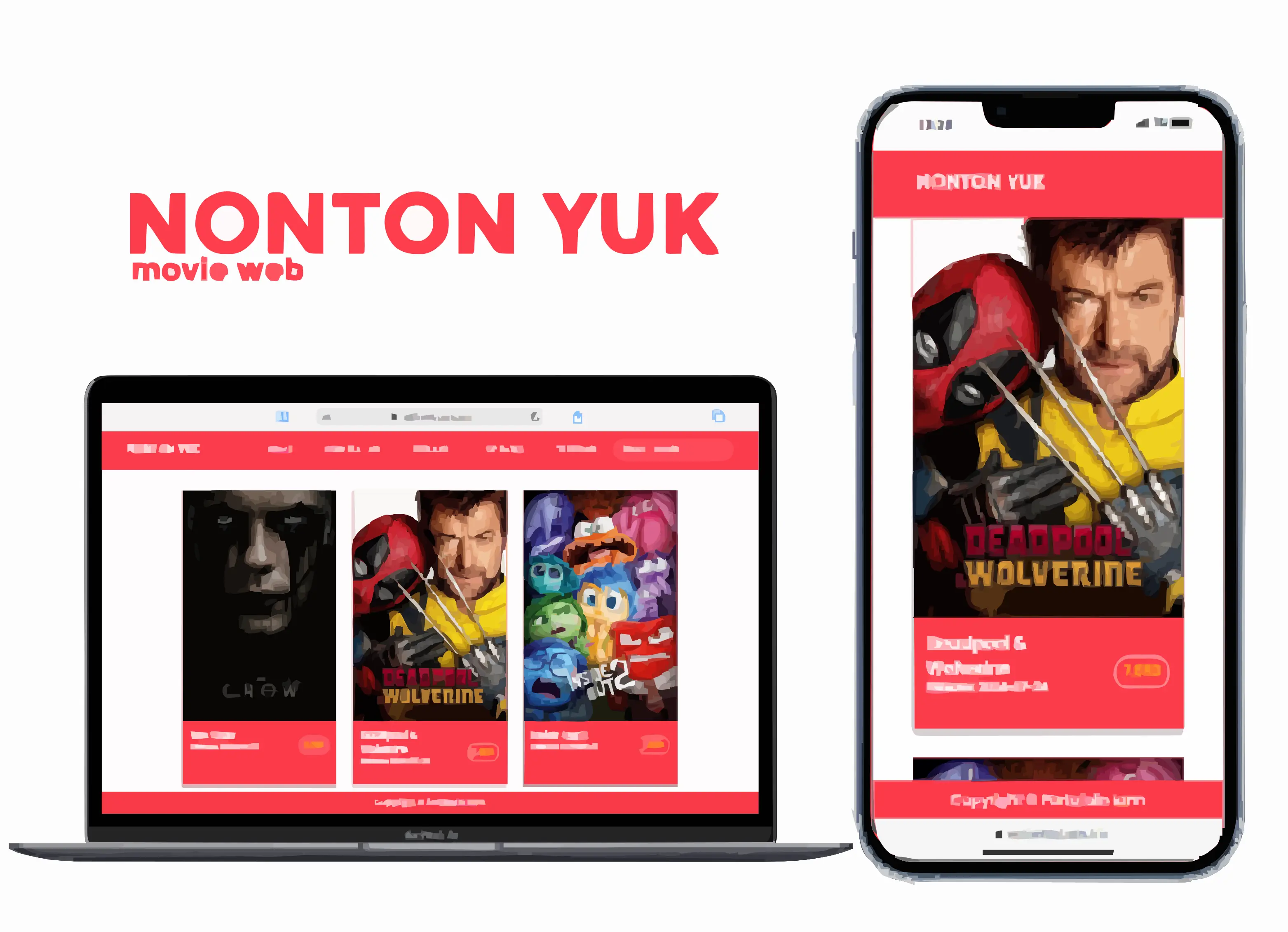 Movie Web landing page
